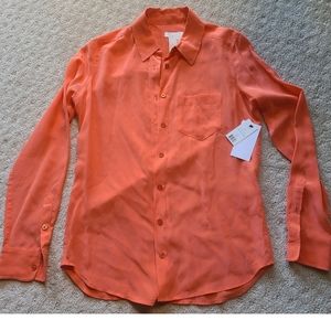 NWT Equipment Silk Shirt size XS